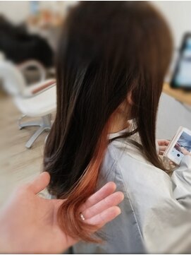 リンク バイ フォーラボ 綱島(Link by ForLABO) マンダリンオレンジインナーカラー