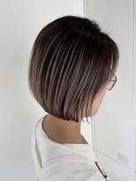 トト 船橋店(toto.)&nbsp;ナチュラルショートミルクブラウンダークパープルレイヤー船橋