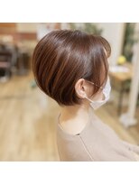 エイチ ヘアアンドメイク(eich hair&make)&nbsp;まとまり艶感ショートボブ