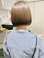 ピークス 千葉店(Peaks)&nbsp;ミルクブラウン/くびれミディ/ミディアムボブ/シースルー/韓国