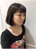 インナーカラー☆ワンカールボブ☆銀座美容室