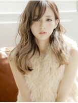 ヘアリゾート エーアイ 上野店α(hair resort Ai) 女性らしいエアリーカールセミロング【Ai上野店α】