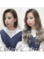 あるじゃんすー さいたま店&nbsp;グレージュ#シールエクステ#デザインカラー#ロングヘア#大宮