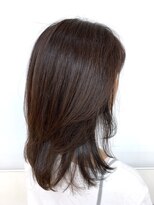 クオリス 上板橋店(QUALIS) 大人女性上品前上がりローレイヤー/ココアブラウン/艶髪