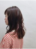 大人かわいいひし形ノーブルAラインボブツヤカラー　20代30代