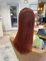 スタジオフツーロ バイ ビーヘアー(STUDIO FUTURO by BEhair) #チェリーレッド＃ロングヘア