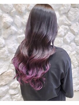 モアナ バイ ヘッドライト 沖縄東崎店(Moana by HEADLIGHT) Moana【東崎】#グラデーションカラー#ピンク#カラーバター