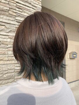 ナチュラ(NATU-RA) 鮮やかグリーン☆インナーカラー