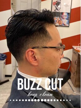 バズカット キープクリーン(BUZZ CUT keep clean)の写真/清潔感のある髪型は、ビジネスシーンに最適◎男らしいスタイルで、信頼されるデキるビジネスマンに。