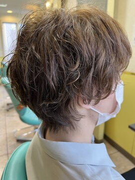 美容室 ダルテ(d'Arte) マッシュショート×パーマ