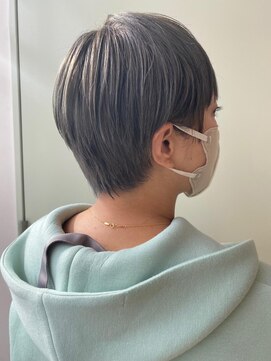 ラ シェンテ エイジア 川西(La Sente Aja) ケアブリーチダブルカラー　ミントグレージュ