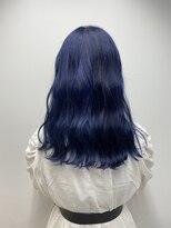 アソビセカンド 原宿(ASOBI 2nd) 艶髪　ディープブルー　ネイビーブルー　透明感