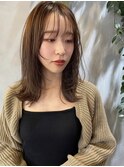 ミディアムレイヤースタイル