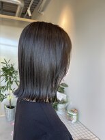 ファスナーグランデ(fustener grande)&nbsp;透明感カラー&切りっぱなしボブ