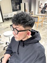 ザ オーダー(THE ORDER)&nbsp;メンズクロップパーマミドルスキンフェード