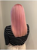 ハイトーンカラー　ベビーピンク　ピンクカラー　辻堂