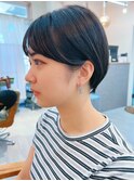 地毛風カラー/ナチュラルレイヤーカット/ショートボブ[船橋]