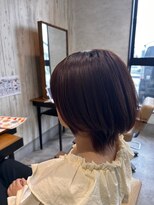 エヌアンドエー 杉戸高野台店(N&A)&nbsp;大人かわいいくびレイヤーウルフボブ ボブディ髪質改善Tr