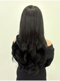 黒髪ロング