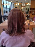 ピンクベージュ　シャンプーボーイ佐世保駅前店