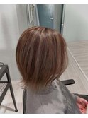 ハイライト×ベージュ
