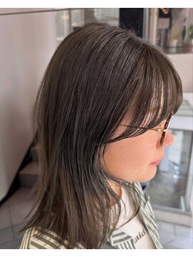 ジュール 金沢(Joule) ブリーチなしダブルカラー/オリーブグレージュ