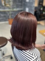 ラウル(Laulu)&nbsp;くびれヘア/アプリコットオレンジ/夏のヘアアレンジ/佐倉