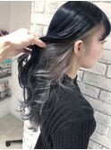 ネイビー×インナーホワイト＊