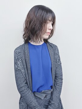 ラウンジ モリオ イケブクロ(Lounge MORIO Ikebukuro) ＊くせ毛カットふわふわボブディ切りっぱなしボブ耳かけボブ30代