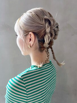 アルバム 銀座(ALBUM GINZA) 大人ガーリーブリーチミルクティーハイトーン_ba555911