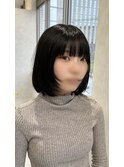 ウルフボブ/ブルーブラック
