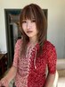 【お洒落なセクションカラー】カット＋ダブルカラー＋ブロックカラー ￥28300