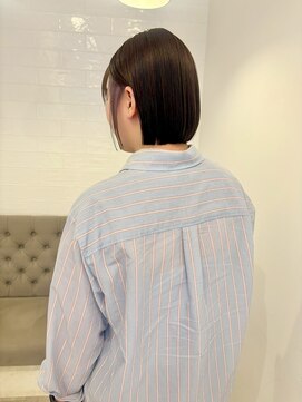 ラヴィズム 長岡店(LUVISM) ◎ダブルカラー韓国ヘアー顔周りレイヤーおくれ毛ボブ長岡/宮関