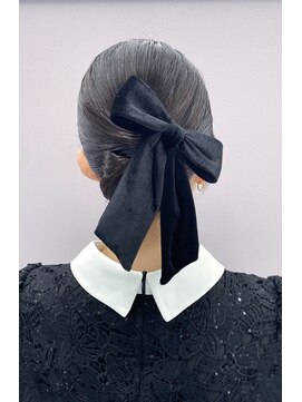 プルクラギンザ(PulchraGINZA) タイトシニヨン/キレイめ/シニヨン/ヘアセット