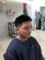 アッシュ 高幡不動店(Ash)&nbsp;刈り上げスパイキーショートアップバングモテ髪