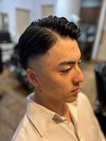 フィールドヘアー&nbsp;スリックバック風フェード＜床屋＞＜八千代＞