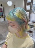 根元水色のデザインカラー