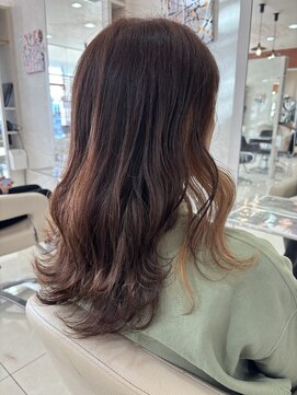 レイフィールド 滝の水店 インナーカラーエアリーミディ