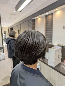 盛岡赤みなし【白髪ぼかしハイライトグレージュ】派手すぎない◎