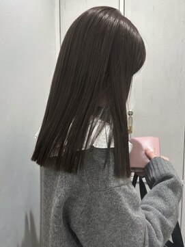 ガーデンヨコハマ(GARDEN YOKOHAMA) チャコールグレー ココアブラウン セミロング 透明感カラー 寒色