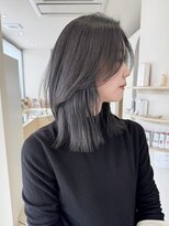 エメ 小山(Aimer)&nbsp;前髪なし/小顔くびれミディアムカット/セミロング