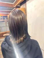 テントヘアー(tent hair) ツヤと透明感を引き出すブラウンカラー