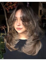 ヌエン 渋谷(NU/EN)&nbsp;海外ガールレイヤーカット/バタフライカット/ハッシュカット