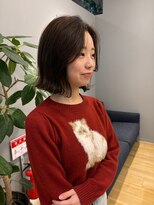 ジアン バイ ミルボン NU茶屋町+(GIEN by milbon)&nbsp;ボブ/切りっぱなしボブ/丸くならないボブ/大人ボブ/タッセルボブ