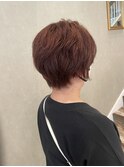 レイヤーショート×ピンク