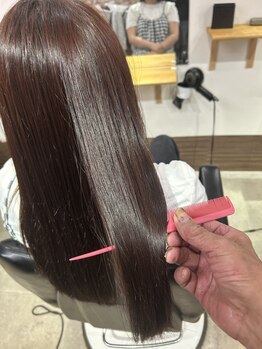 ヘアースタジオ ビームス 西江井ヶ島店(Hair Studio BEAMS)の写真/誰もが二度見する圧倒的な輝き!話題の「M3D」で叶える、極上のシルク髪