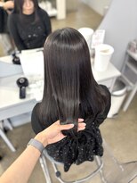 リラクオーレ 三宮 元町(LIRA CUORE)&nbsp;透明感グレージュ×髪質改善縮毛矯正