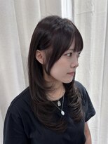 キャリー(Caly) レイヤーカット/ハッシュカット/バタフライレイヤー/韓国/外国人