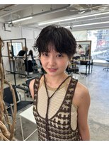 ソーソー(SoSo)&nbsp;おしゃれショートパーマミルクブラウン