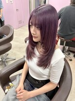 アヴァンス 難波店(AVANCE.)&nbsp;流行りのレイヤースタイル×ラベンダーカラー